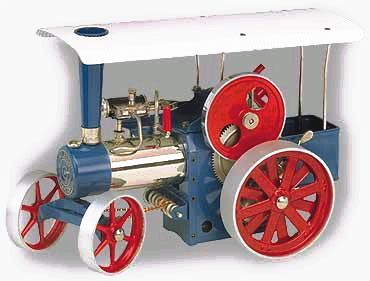 Wilesco model steam traction engine D405